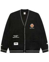 Aape By A Bathing Ape - Aaper Logo-Patch Cardigan - Lyst