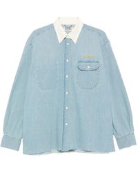 Miu Miu - Denim Cotton Shirt - Lyst