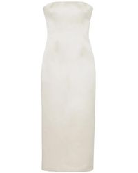 Jonathan Simkhai - Enid Bustier Midi Midi Dress - Lyst