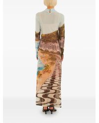 FARM Rio Ainika Sparkle Long-sleeve Maxi Dress | Lyst UK