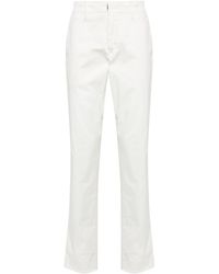 Incotex - Mid-rise Stretch-cotton Straight-leg Trousers - Lyst