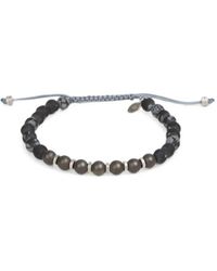 Tateossian - Beaded Drawstring Bracelet - Lyst
