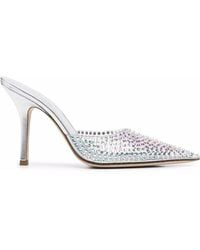 Paris Texas - With Heel Silver - Lyst