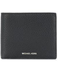 Michael Kors - Portefeuille Greyson Pliant En Cuir Grainé - Lyst