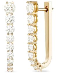 Melissa Kaye - 18K Aria Diamond Earrings - Lyst