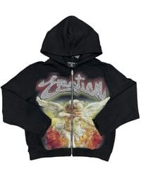 Mixed Emotions - Hoodie Zippé À Imprimé Graphique Et Strass - Lyst