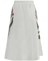 FARM Rio - Floral Embroidered Skirt - Lyst
