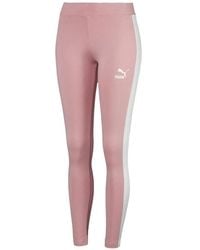 PUMA - Logo-Detail Leggings - Lyst