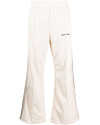 Palm Angels - Logo-embroidered Flared Track Pants - Lyst