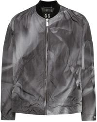 44 Label Group - Crinkle グラフィック ボンバージャケット - Lyst