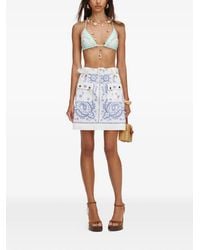 Self-Portrait - Paisley-Print Skorts - Lyst