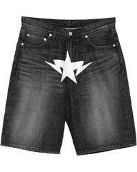 A Bathing Ape - Star-Print Shorts - Lyst