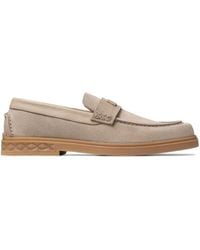 Jimmy Choo - Josh Driver Suede Penny Loafers - Lyst