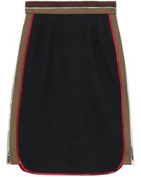 Kolor - Panelled Mini Skirt - Lyst