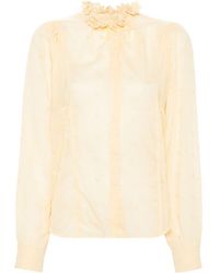 Isabel Marant - Terzali Floral-embroidered Blouse - Lyst