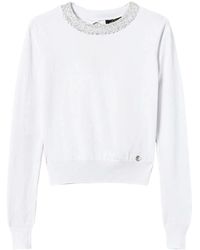 Twinset - Sequin-Embellished Fitted Jumper - Lyst