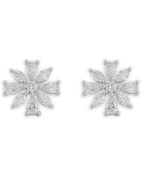 Dana Rebecca - Alexa Jordyn ダイヤモンド ピアス 14Kホワイトゴールド - Lyst