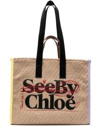 See By Chloé - Bye Jute Tote Bag - Lyst