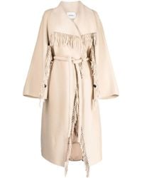Goen.J - Double-Faced Fringed Coat - Lyst