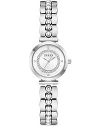 Guess - Tone Analog Watch - Lyst