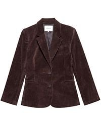 FRAME - The Femme Corduroy Blazer - Lyst