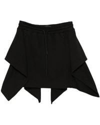 Juun.J - Drawstring Layered Mini Skirt - Lyst