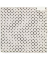 Brunello Cucinelli - Geometric-Pattern Silk Pocket Square - Lyst