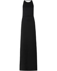 Burberry Sleeveless Silk Gown - Black