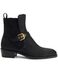 Giuseppe Zanotti - 40Mm Jhonny Leather Ankle Boots - Lyst