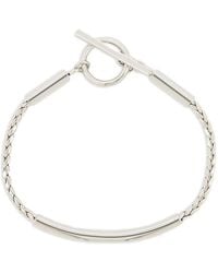 Saint Laurent - Rope-Chain Tube Bracelet - Lyst