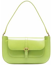 BY FAR - Miranda Patent-Leather Shoulder Bag - Lyst