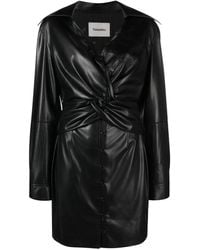 Nanushka - Marto Faux-Leather Minidress - Lyst