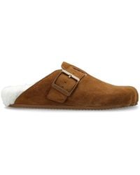 Balenciaga - Logo-Engraved Slippers - Lyst