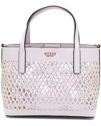 Guess - Letty Mini Cutout Top Handle Tote Bag - Lyst