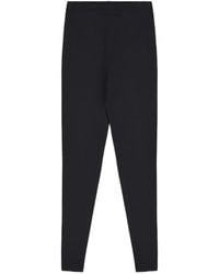 Yves Salomon - Ribgebreide Elastische Legging - Lyst