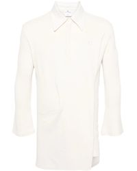 Courreges - Twist Cotton Polo Mini Dress - Women's - Cotton/polyamide - Lyst