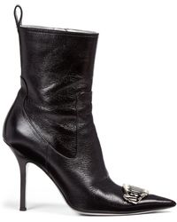 DSquared² - Gothic 100mm Leather Boots - Lyst