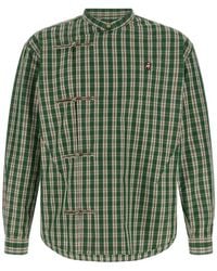 Undercover - Tangzhuang Geruit Overhemd - Lyst