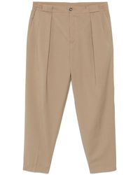 Manuel Ritz - Logo-Appliqué Trousers - Lyst