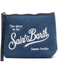 Mc2 Saint Barth - Aline Denim Wash Bag - Lyst