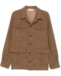 Gran Sasso - Herringbone-Pattern Wool Jacket - Lyst