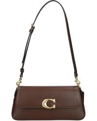 COACH - Small Jet C-Logo Leather Shoulder Bag - Lyst