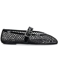 Jeffrey Campbell - Mesh Patent-Trim Ballet Flats - Lyst