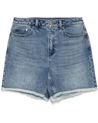 Michael Kors - Boyfriend Denim Shorts - Lyst