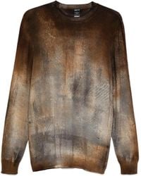 Avant Toi - Sweater Met Abstracte Print - Lyst