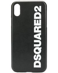 DSquared² Funda para iPhone X con logo - Negro