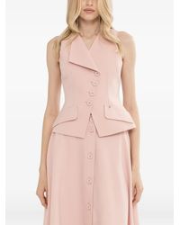 Nissa - Button Tailored Vest - Lyst