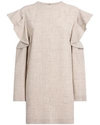 Moschino - Tweed Mini Dress - Lyst