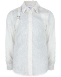 McQueen - Harness Overhemd Met Textuur - Lyst
