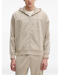 Guess - 4G Monogram-Print Zip-Up Hoodie - Lyst